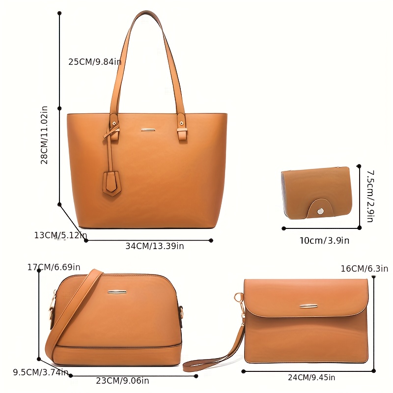4pcs Fashion Women's Bag Sets  - огляд і ціна Women'S Crossbody Bags