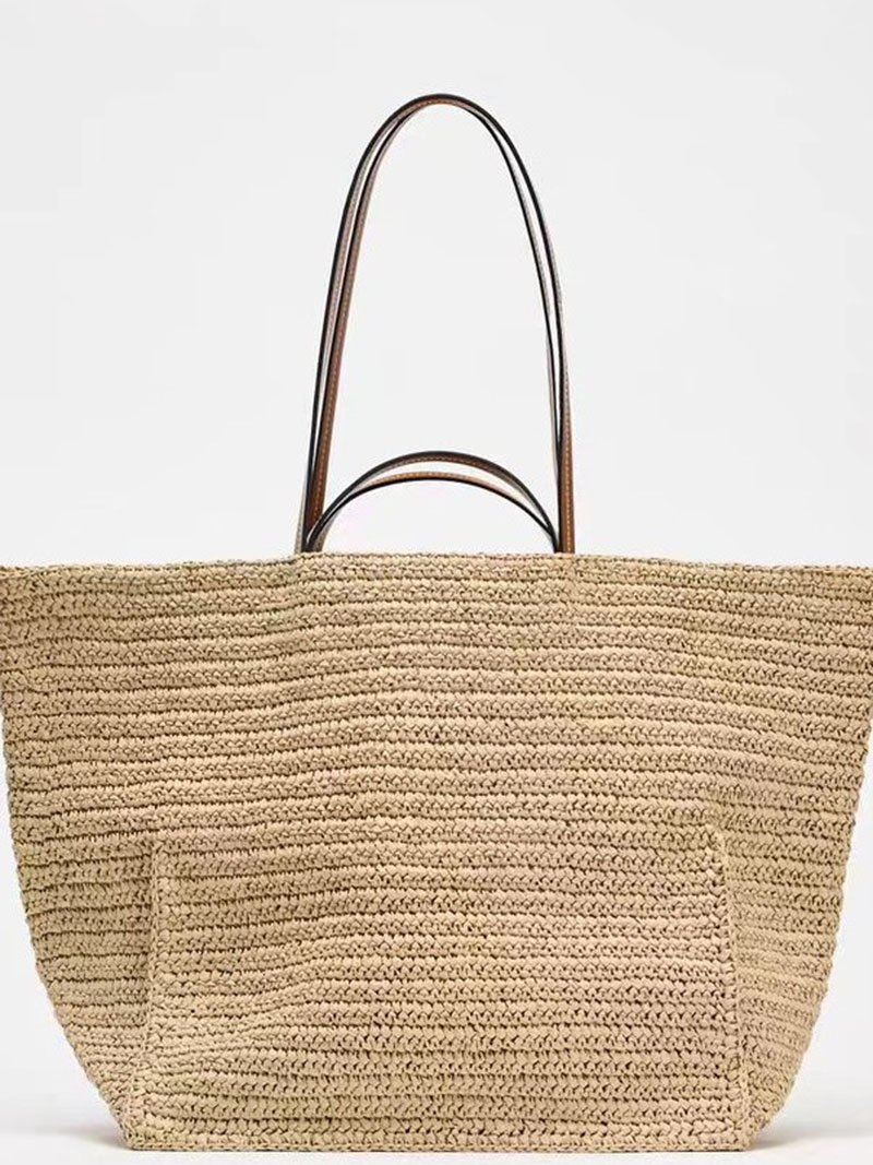 Women Shouder Bohemian Straw U - огляд і ціна Crochet Market Bag