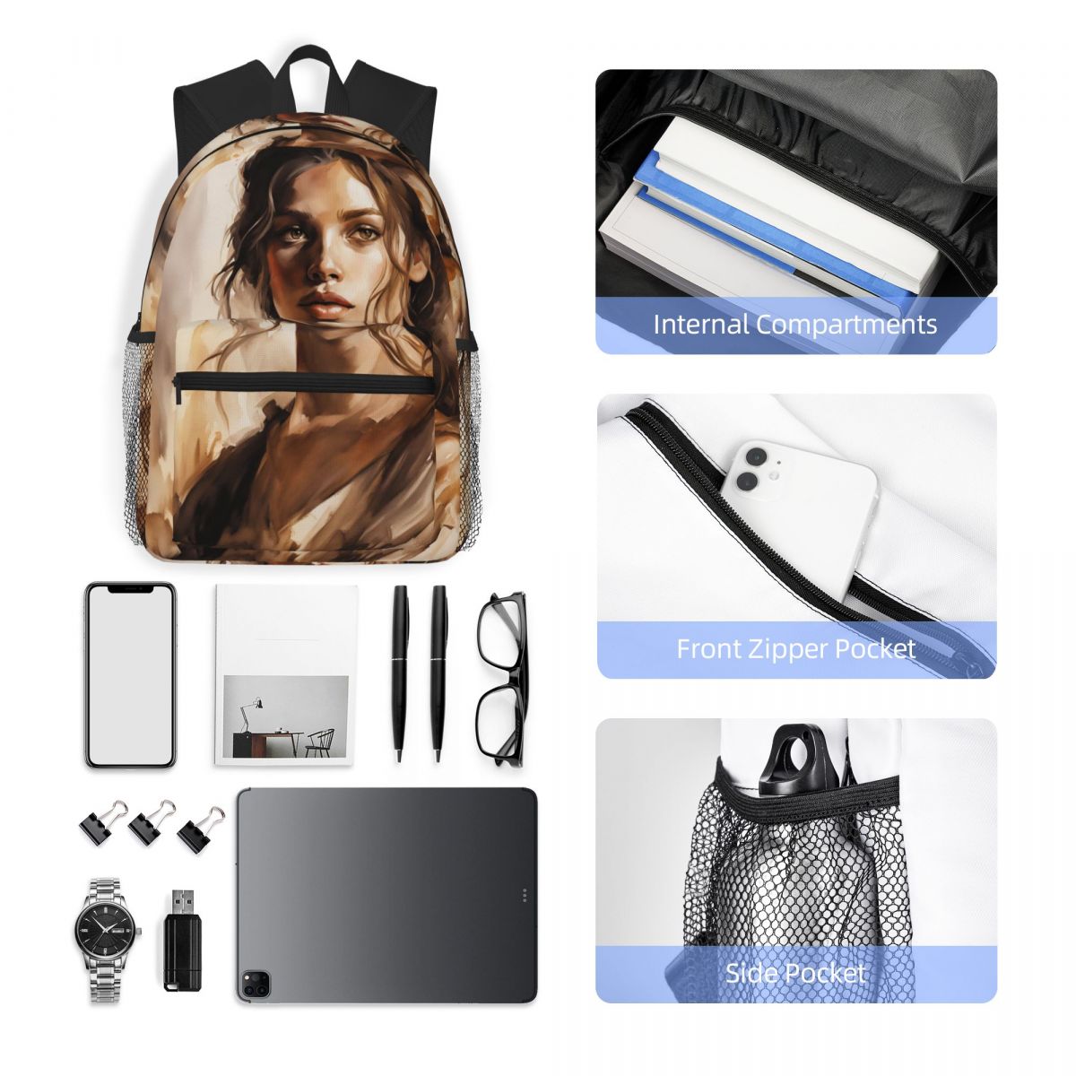 Girl Next Door Watercolor Pain - огляд і ціна Women Bags Next