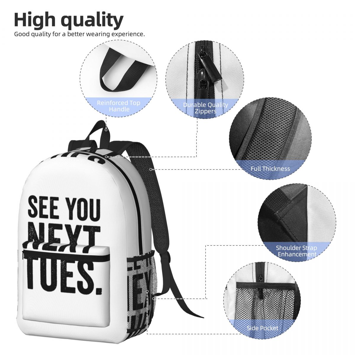 See You Next Tuesday Swearing  - огляд і ціна Women Bags Next