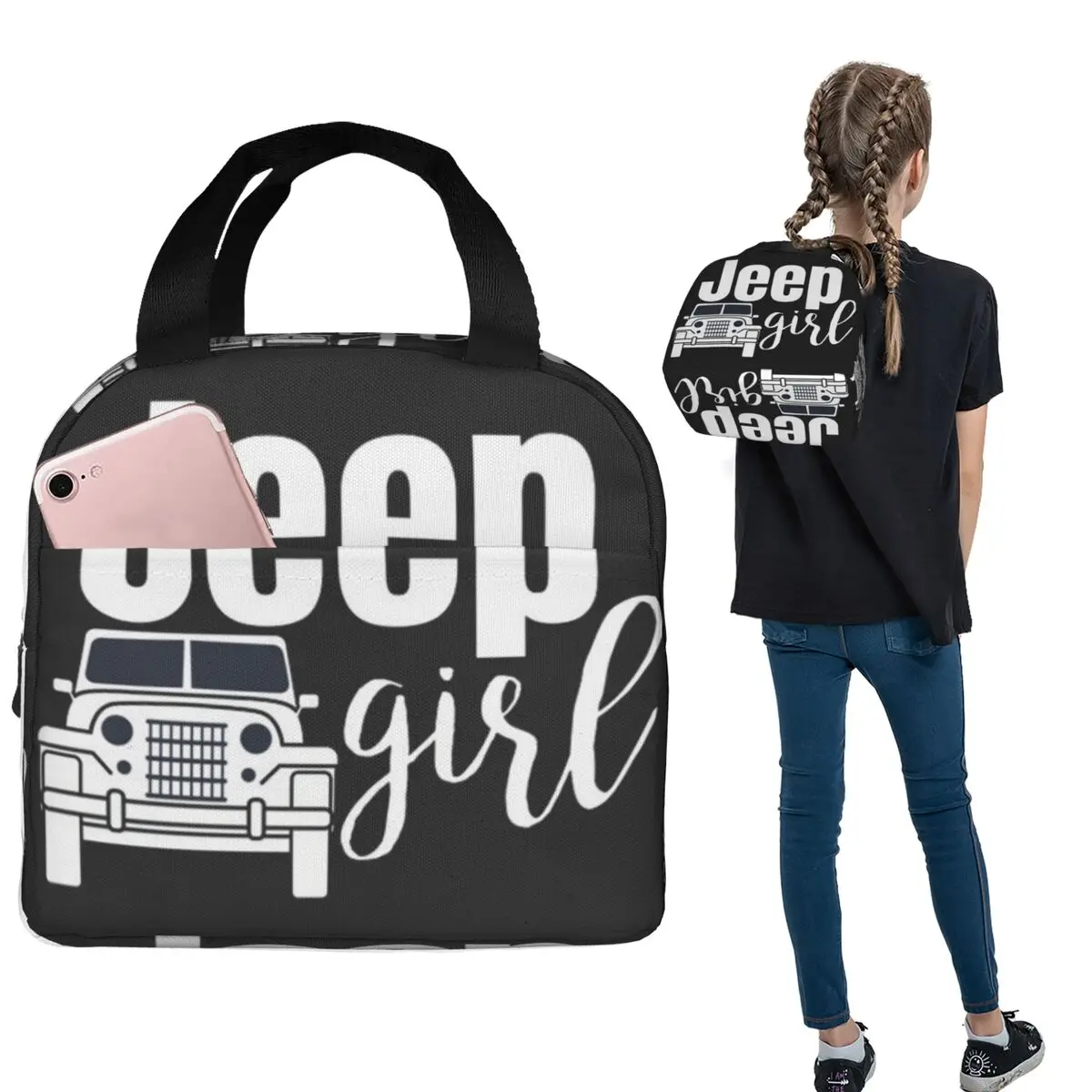 Jeep Girl Insulated Lunch Bag  - огляд і ціна Women'S Jeep Bags
